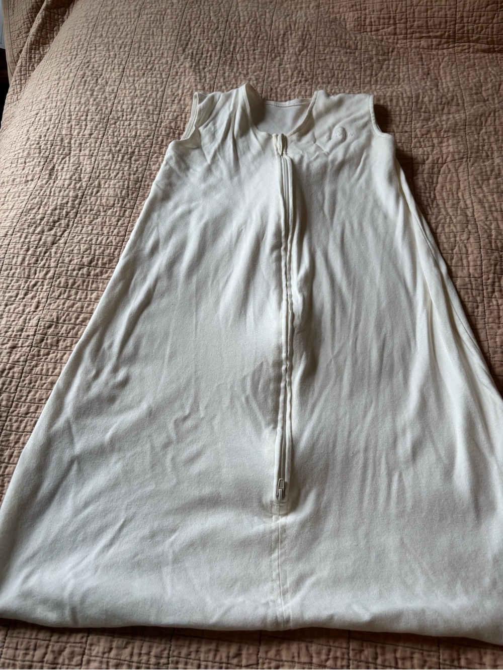 Lightweight Halo Cream Sleeveless Sleep Sack